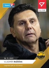 Hokejová kartička SportZoo 2021-22 Live L-043 Vladimír Růžička HC Verva Litvínov /88
