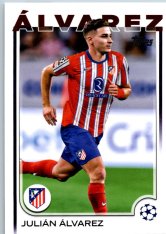 fotbalová kartička 2024-25 Topps UEFA Club Competitions Flagship 171 Julián Álvarez Atletico de  Madrid