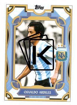 fotbalová kartička 2024-25 Topps Argentina Argentine Tango 28 Osvaldo Ardiles