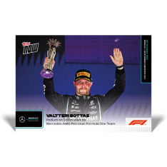 kartička Formule 1 Topps Now 2021 79 Valtteri Bottas Mercedes
