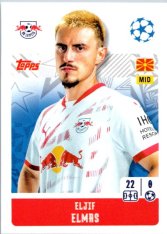 2024-25 Topps Champions League 314 Eljif Elmas (RB Leipzig)