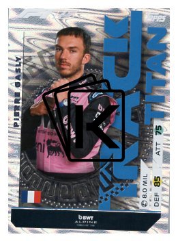 2025 Topps Turbo Attax F1 BWT Alpine Track Titan JB3 Pierre Gasly