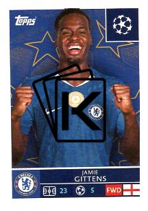 2025-26 Topps Champions League Chelsea FC 167 Jamie Gittens