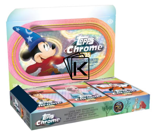 2025 Topps Chrome Disney Hobby Box