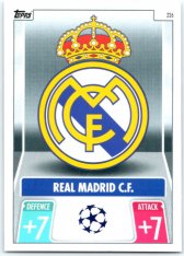 fotbalová kartička 2021-22 Topps Match Attax UEFA Champions 226 Real Madrid CF Logo