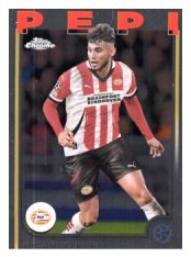 fotbalová kartička 2024-25 Topps Chrome UCC 63 Ricardo Pepi, PSV Eindhoven
