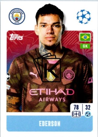 2024-25 Topps Champions League 273 Ederson (Manchester City)