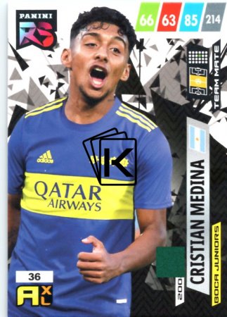 fotbalová kartička Panini Adrenalyn XL FIFA 365 2022 RS 36 Cristian Medina Boca Juniors