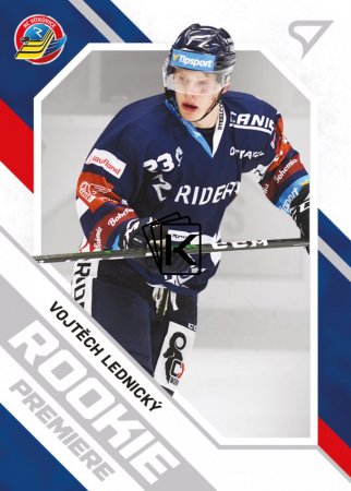 hokejová kartička 2021-22 SportZoo Tipsport Extraliga Serie 2 Rookie Premiere  RP-28 Vojtěch Lednický  HC Ridera Vítkovice