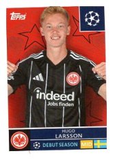 2025-26 Topps Champions League Eintracht Frankfurt 177 Hugo Larsson