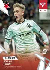 fotbalová kartička 2024-25 SportZoo Chance Liga Live L-25 Dominik Pech