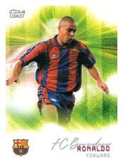fotbalová kartička 2025-26 Topps Team set FC Barcelona Pitch Pursuits 32 Ronaldo