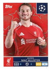 2025-26 Topps Champions League  Liverpool FC 260 Alexis Mac Allister