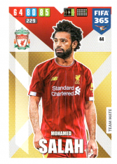 Fotbalová kartička Panini Adrenalyn XL FIFA 365 - 2020 Team Mate 44 Mohamed Salah Liverpool FC