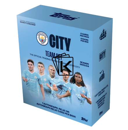 2023-24 Topps Manchester City Team set Box