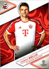 Fotbalová kartička 2023-24 Topps Superstars UEFA Club Competitions 55 Thomas Müller (FC Bayern München)