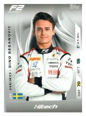 2025 Topps Turbo Attax F1 Hitech TGR F2 Teams HP 183 Dino Beganovic
