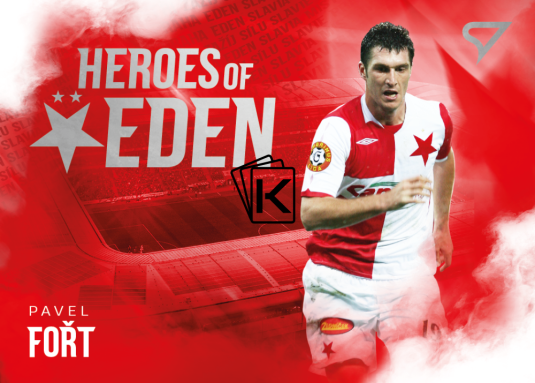 2025-26 SportZoo SK Slavia Praha Heroes of Eden HE-03 Pavel Fořt