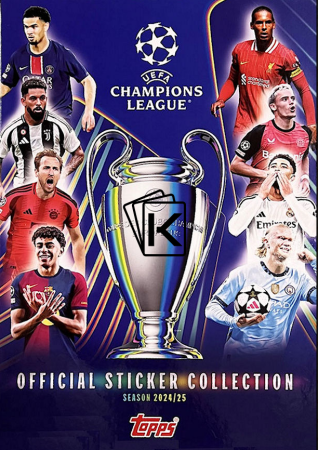 10x 2024-25 Topps UEFA Champions League Album na samolepky