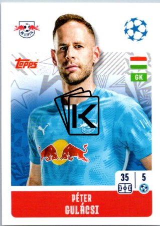 2024-25 Topps Champions League 309 Péter Gulácsi (RB Leipzig)