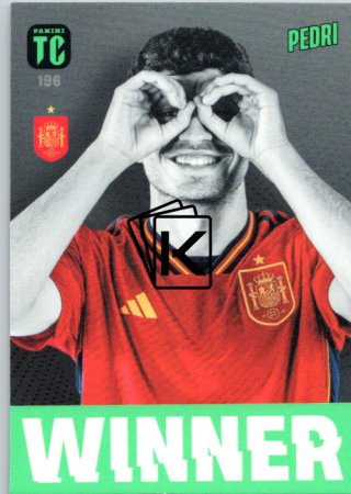 fotbalová karta Panini Top Class 196  Pedri (Spain)