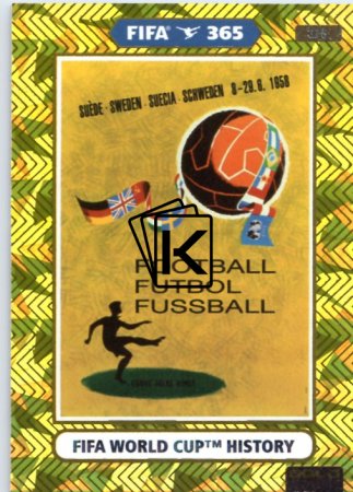 fotbalová karta Panini Adrenalyn XL FIFA 365 2021 FIFA World Cup History 375 Sweden 1958