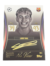 2025-26 Topps Match Attax EXTRA UEFA Club Competitions Pro View PRO3 Lamine Yamal FC Barcelona