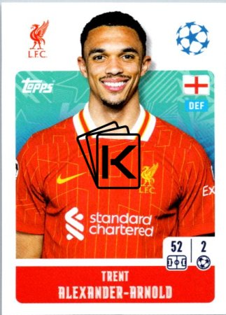 2024-25 Topps Champions League 263 Trent Alexander-Arnold (Liverpool)