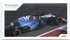 samolepka 2021 Topps Formule 1 Widescreen 210 George Russell Williams