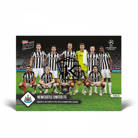 Fotbalová kartička 2023-24 Topps Now 007 Newcastle United /350