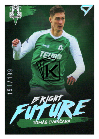 fotbalová kartička SportZoo 2020-21 Fortuna Liga Bright Future 6 Tomáš Čvančara FK Jablonec/199