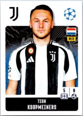 2024-25 Topps Champions League 253 Teun Koopmeiners (Juventus)