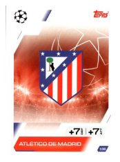 fotbalová kartička 2025-26 Topps Match Attax UCC 136 Team Logo (Atlético de Madrid)