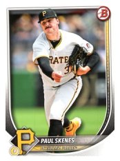 Baseballová karta 2025 Bowman 30 Paul Skenes, Pittsburgh Pirates
