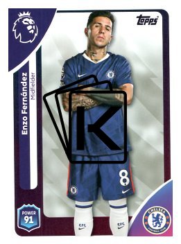 fotbalová kartička 2025-26 Topps  Premier League 99 Enzo Fernández (Chelsea)