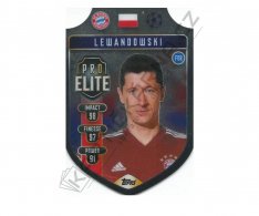 fotbalová kartička 2021-22 Topps Match Attax UEFA Champions League Elite Die-Cut Shield SH12 Robert Lewandowski - FC Bayern München