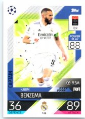 Fotbalová kartička 2022-23 Topps Match Attax UCL135 Karim Benzema - Real Madrid CF