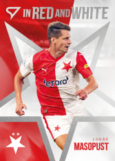 2025-26 SportZoo SK Slavia Praha In Red and White RW-16 Lukáš Masopust