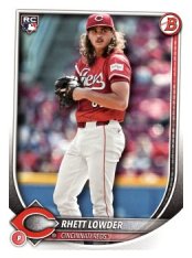 Baseballová karta 2025 Bowman 6 Rhett Lowder, Cincinnati Reds RC