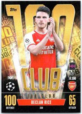 2023-24 Topps Match Attax EXTRA UEFA Club Competition 100 Club 330 Declan Rice (Arsenal)