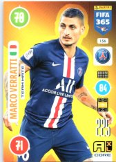 fotbalová karta Panini Adrenalyn XL FIFA 365 2021 Team Mate 156 Marco Verratti PSG