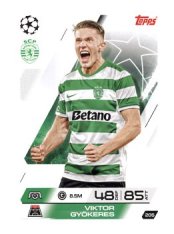fotbalová kartička 2025-26 Topps Match Attax UCC 205 Viktor Gyökeres (Sporting Clube de Portugal)