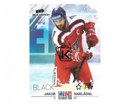 Hokejová kartička Czech Ice Hockey Team 28. Jakub Nakládal