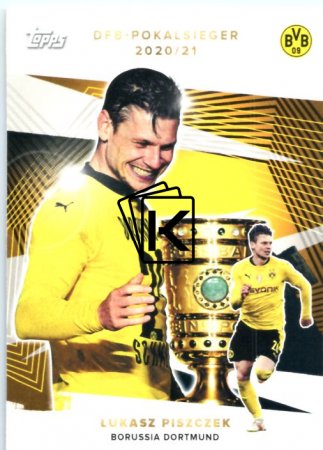 Fotbalová kartička 2021-22 Topps Borrusia Dortmund DBF-Pokalsieger Lukasz Piszczek