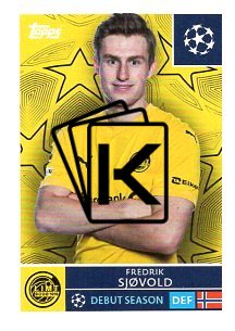 2025-26 Topps Champions League FK Bodø/Glimt 520 Fredrik Sjøvold