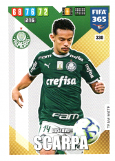 Fotbalová kartička Panini Adrenalyn XL FIFA 365 - 2020 Team Mate 330 Gustavo Scarpa Palmeiras