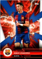 2023-24 Topps FC Barcelona Super Electric BARE-04 Robert Lewandowski
