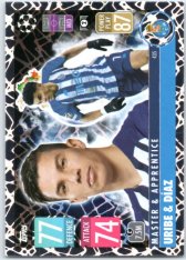 fotbalová kartička 2021-22 Topps Match Attax UEFA Champions League Master & Apprentice 435 Matheus Uribe & Luis Diaz FC Porto