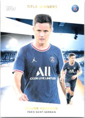 Fotbalová kartička Topps 2021-22 PSG Team Set Title Winners 37 Ander Herrera