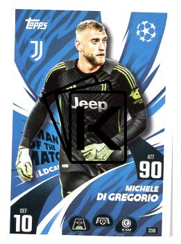 fotbalová kartička 2025-26 Topps Match Attax UCC 338 Michele Di Gregorio (Juventus)